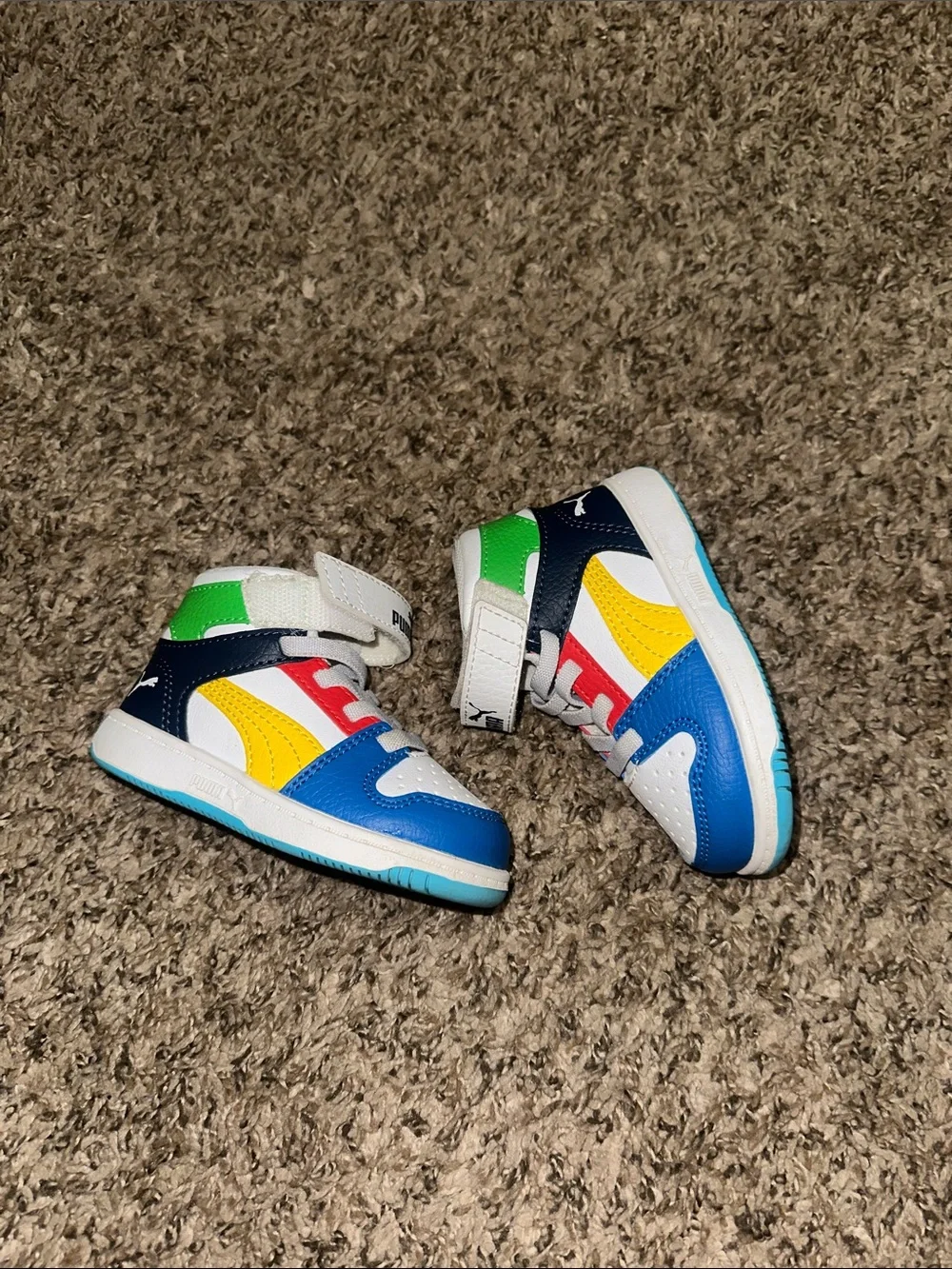 Puma Kids Rebound Layup High Top Sneakers